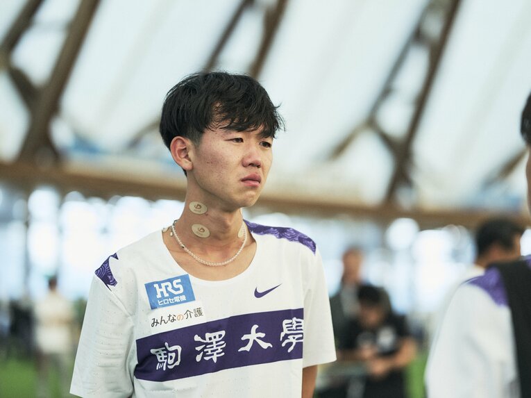 期待に応えられず涙した桑田　©Yuki Suenaga