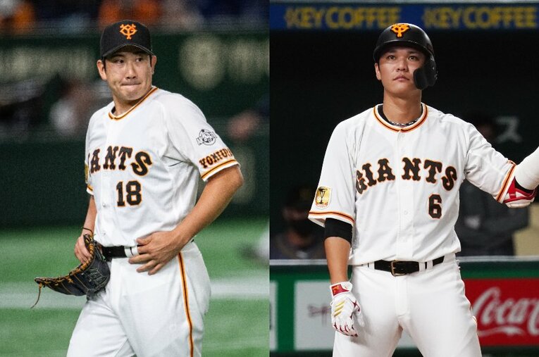 ベテランの域に差し掛かった菅野（左）や坂本 ／ photograph by Nanae Suzuki(L),Hideki Sugiyama(R)