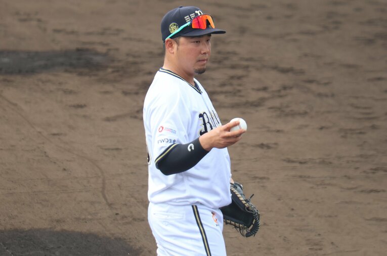 今季から育成選手としてオリックスに入団した香月一也。大阪桐蔭時代は全国制覇も経験し、プロではロッテ→巨人→オリックスと3球団目となる ／ photograph by Fumi Sawai