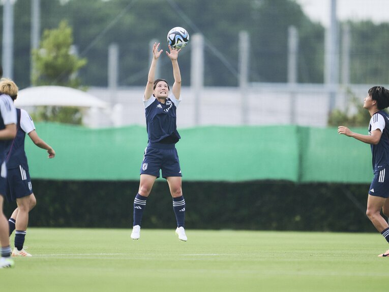 自身初となるワールドカップに臨む猶本光（29歳）　©︎Yuki Suenaga