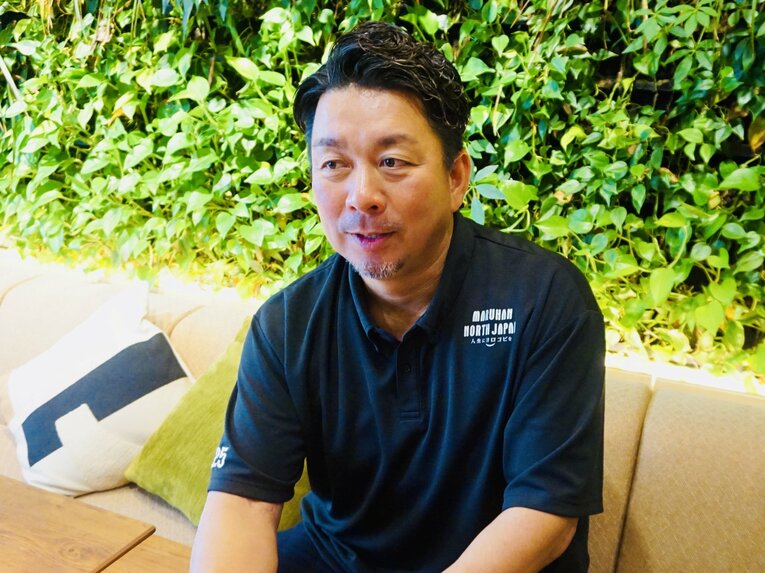 館山に高校時代を回想してもらった　©NumberWeb