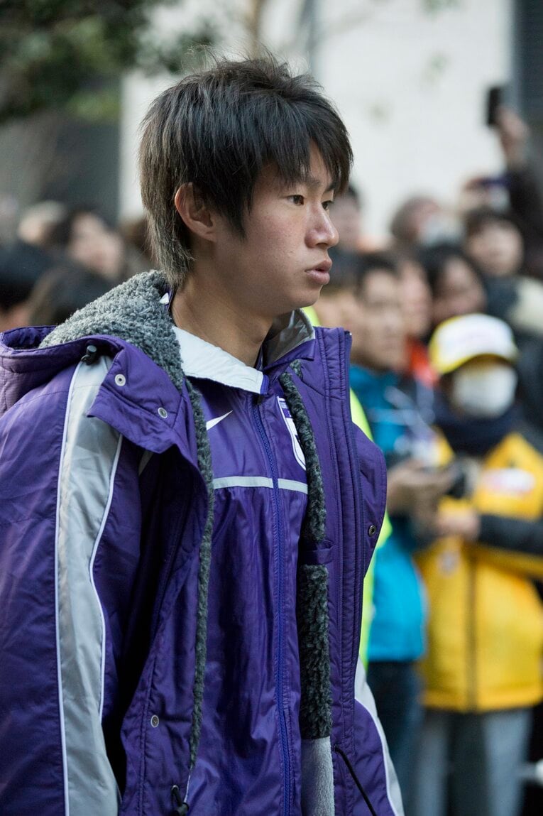 中村匠吾（駒大）　第90回箱根駅伝 ／ photograph by Asami Enomoto