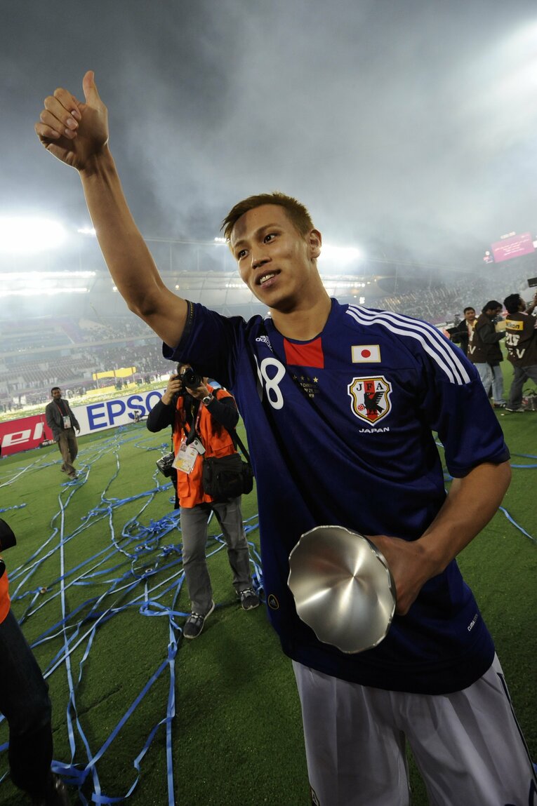 大会MVPに輝い本田圭佑　©Takuya Sugiyama