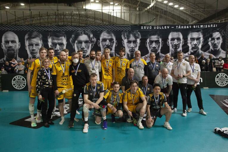 昨季はフィランドリーグでプレーした野瀬将平。所属したサヴォバレーではカップ戦優勝に貢献（写真／本人提供）