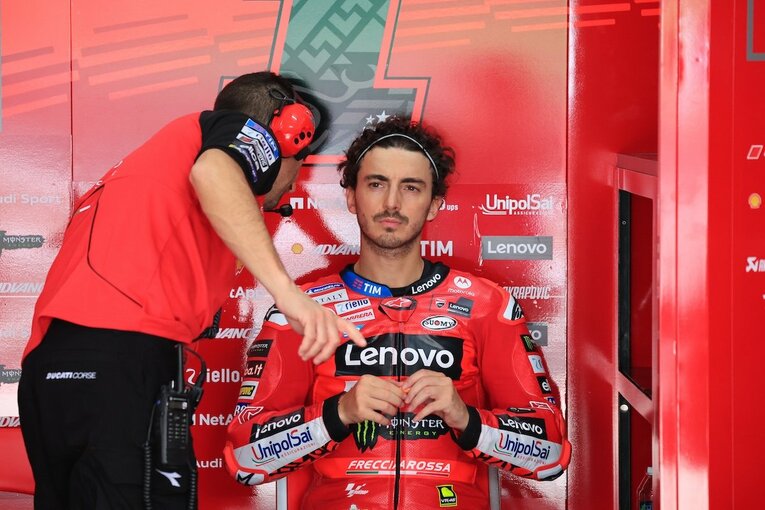 自身の持つサーキットレコードを1秒近く短縮しても、バニャイアはさらなる進化を予感させるコメントを残した　©Satoshi Endo