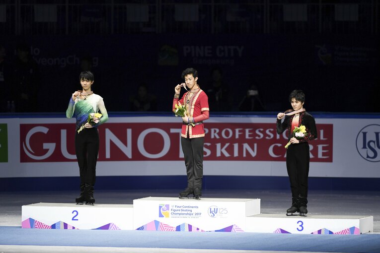 2017年2月、四大陸選手権で総合2位　©Asami Enomoto