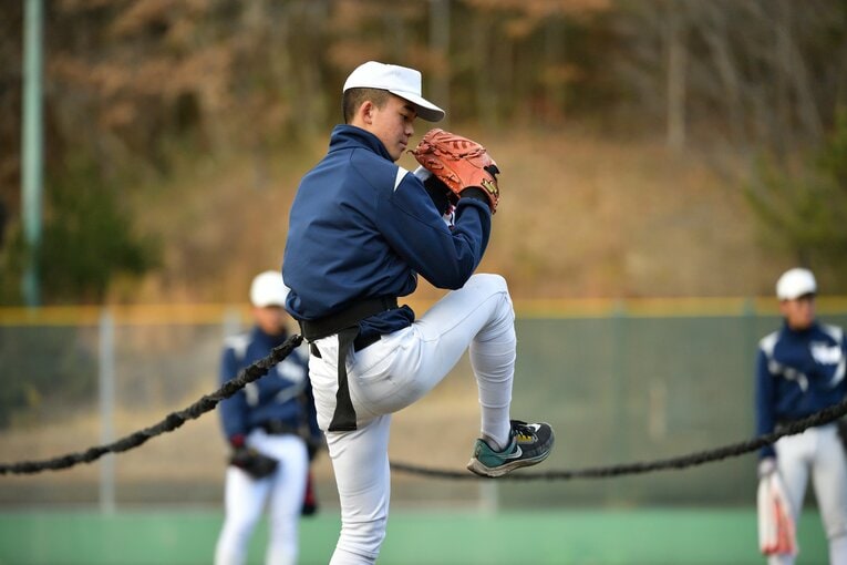 大阪桐蔭練習の様子　©Hideki Sugiyama