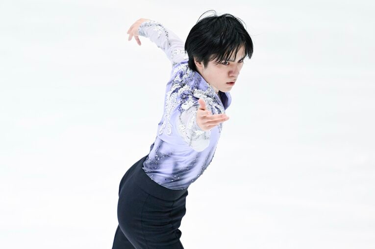 全日本選手権SPでは首位につけた　©Asami Enomoto