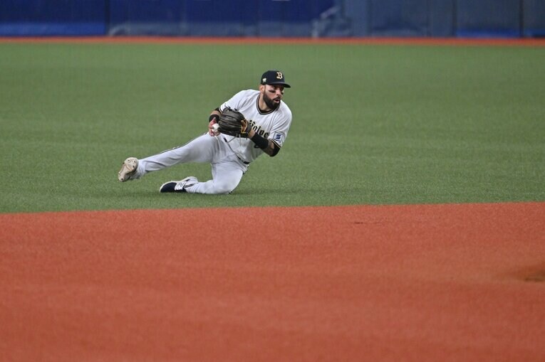 ゴンザレスの超ファインプレー　©︎Hideki Sugiyama