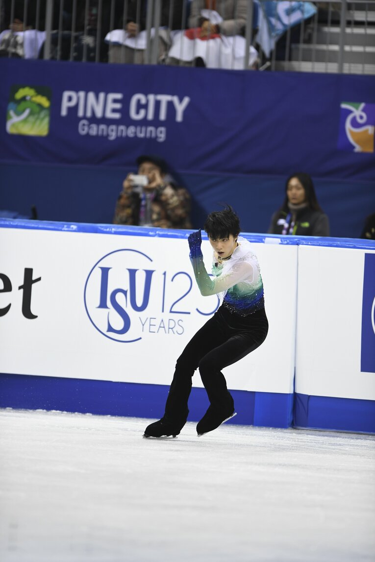 2017年2月、四大陸選手権のフリー　©Asami Enomoto