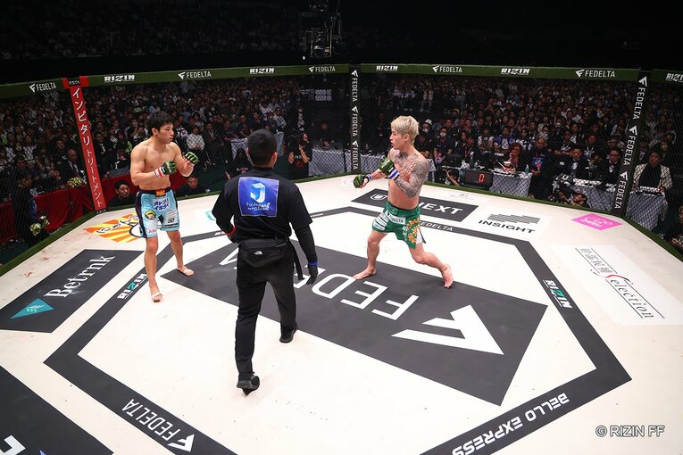 『RIZIN LANDMARK 5』斎藤裕vs平本蓮　©RIZIN FF
