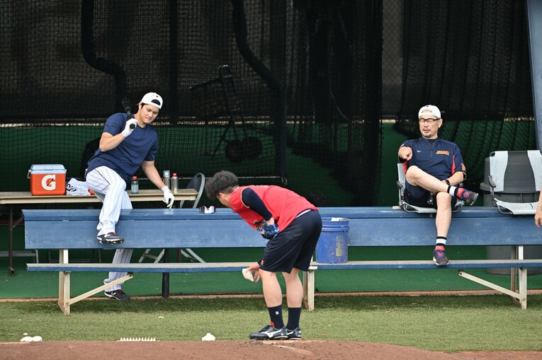 WBCでの練習にて　©Naoya Sanuki