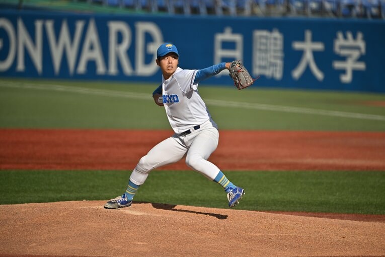 今季エースとして活躍した東大・井澤　©︎Hideki Sugiyama