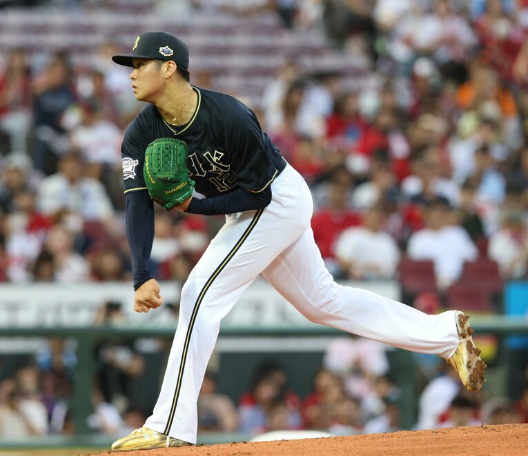 オールスター第2戦に登板した山下　©JIJI PRESS