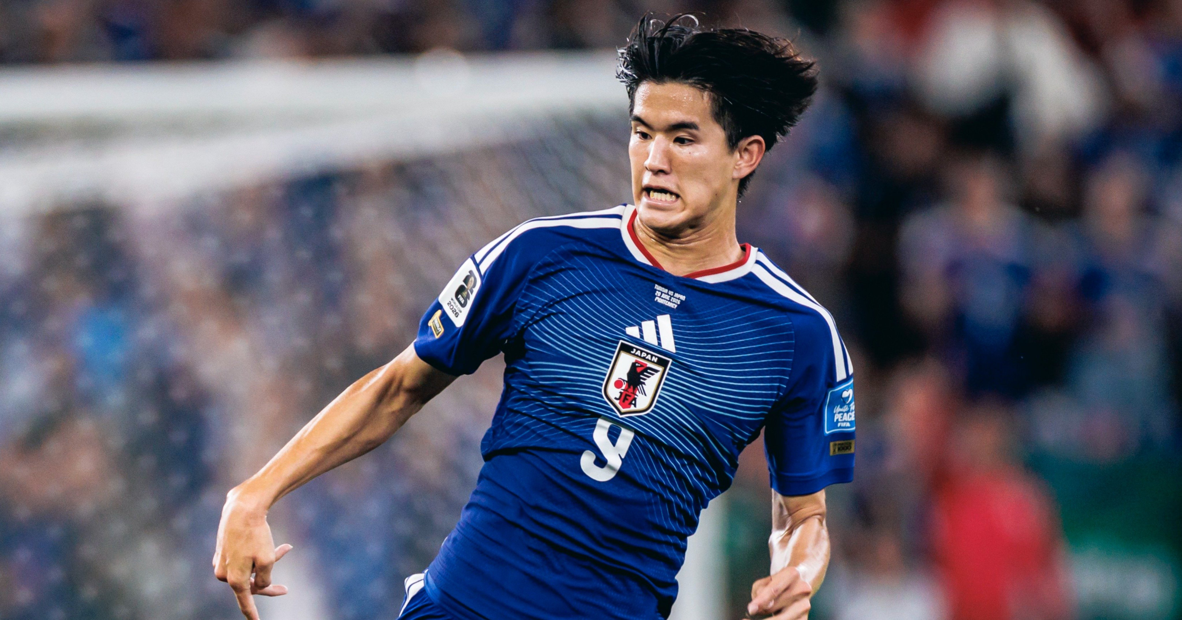 サッカー日本代表 後藤啓介　1stユニフォーム W杯パッチ付き モデル顔負け!?」192cmの長身、実働わずか1季で欧州移籍、長友佑都から