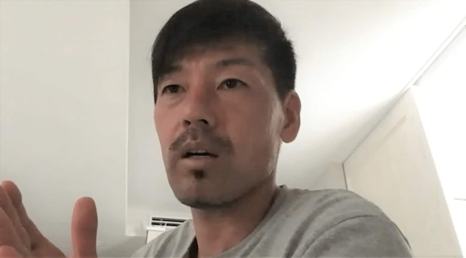 オンラインで取材に応じてくれた松井