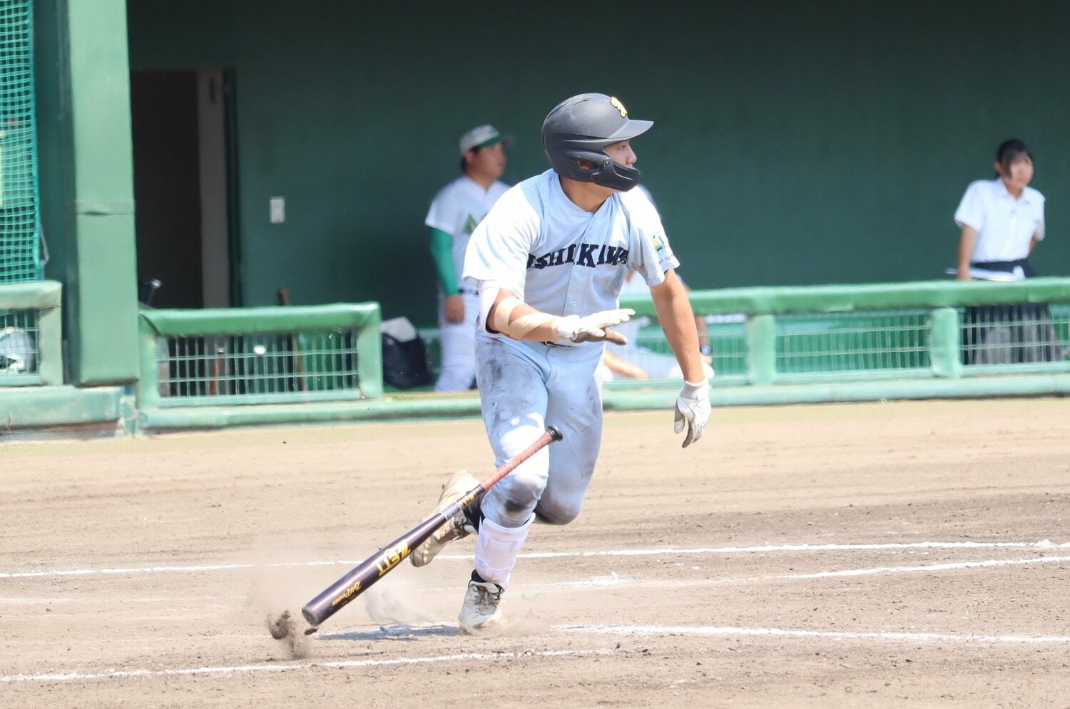 今夏の福島県大会では3割8分5厘の打率を残すなど、結果は悪くないように見えるのだが…? ©︎Genki Taguchi