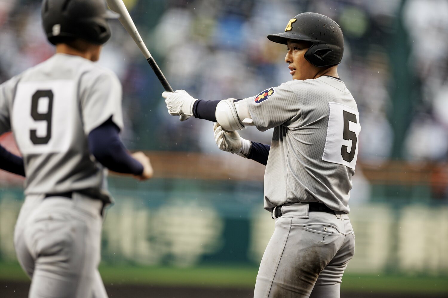 慶應の清原勝児　©Kichi Matsumoto