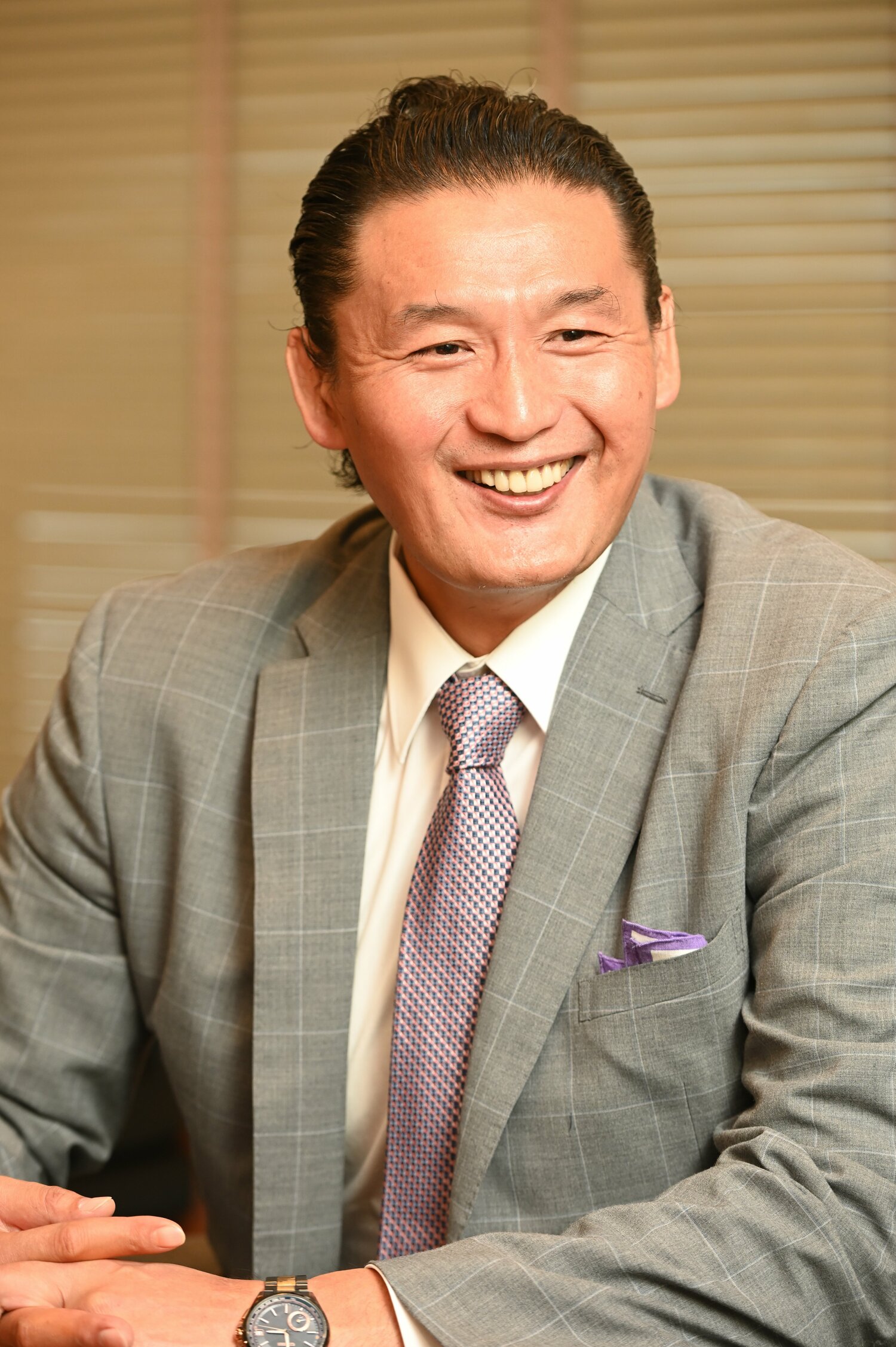 引退後の貴乃花。同期にとってはいつまでも変わらぬ「貴花田」だという　©Sports Graphic Number