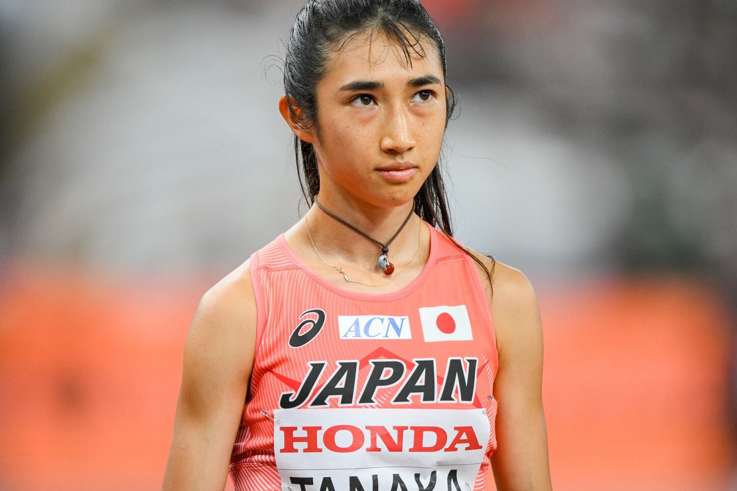 予選落ちに終わった1500mの後に調子を上げ、5000mでは決勝進出した田中　©Nanae Suzuki
