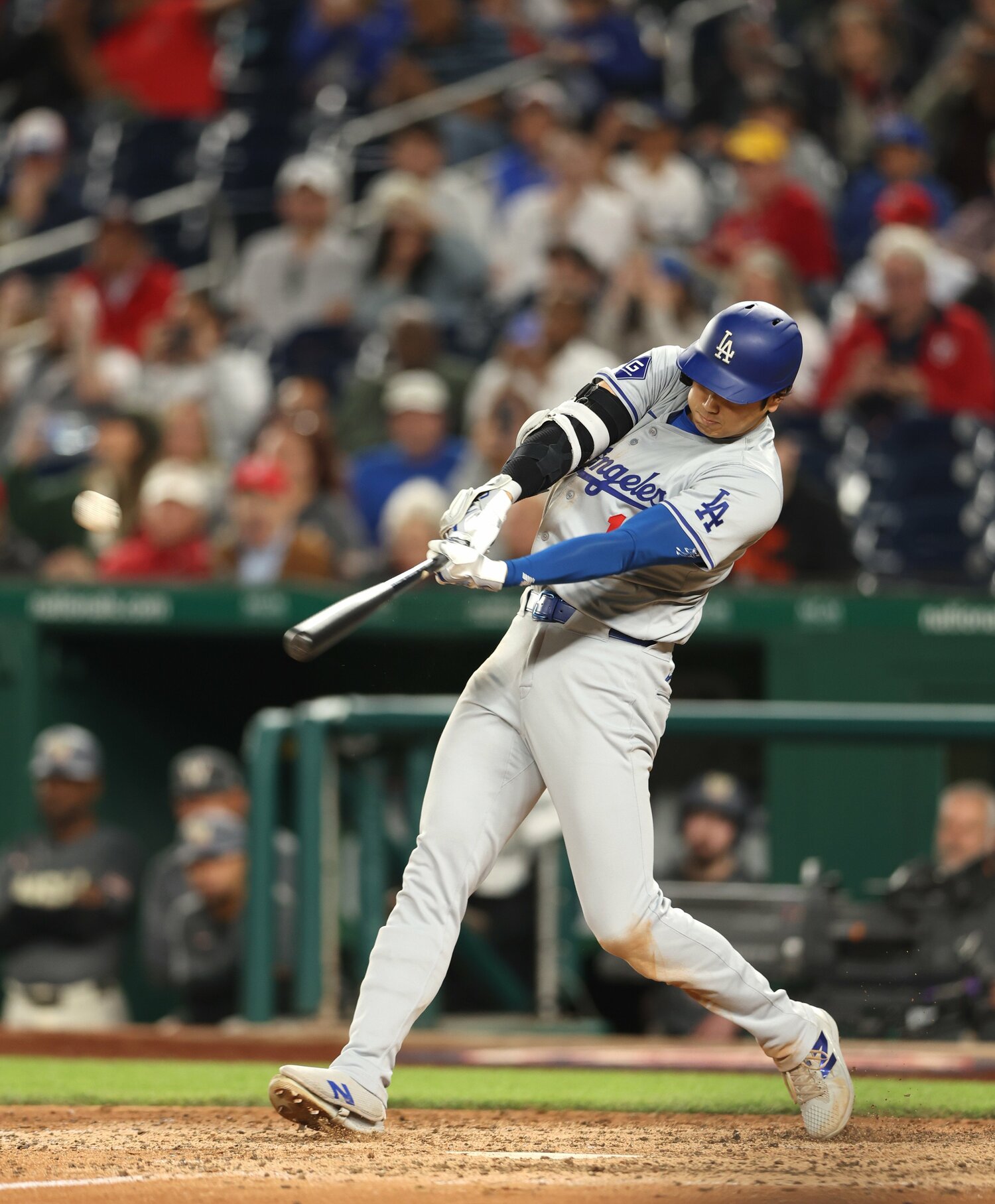 ナショナルズ戦での第6号本塁打　©JIJI PRESS