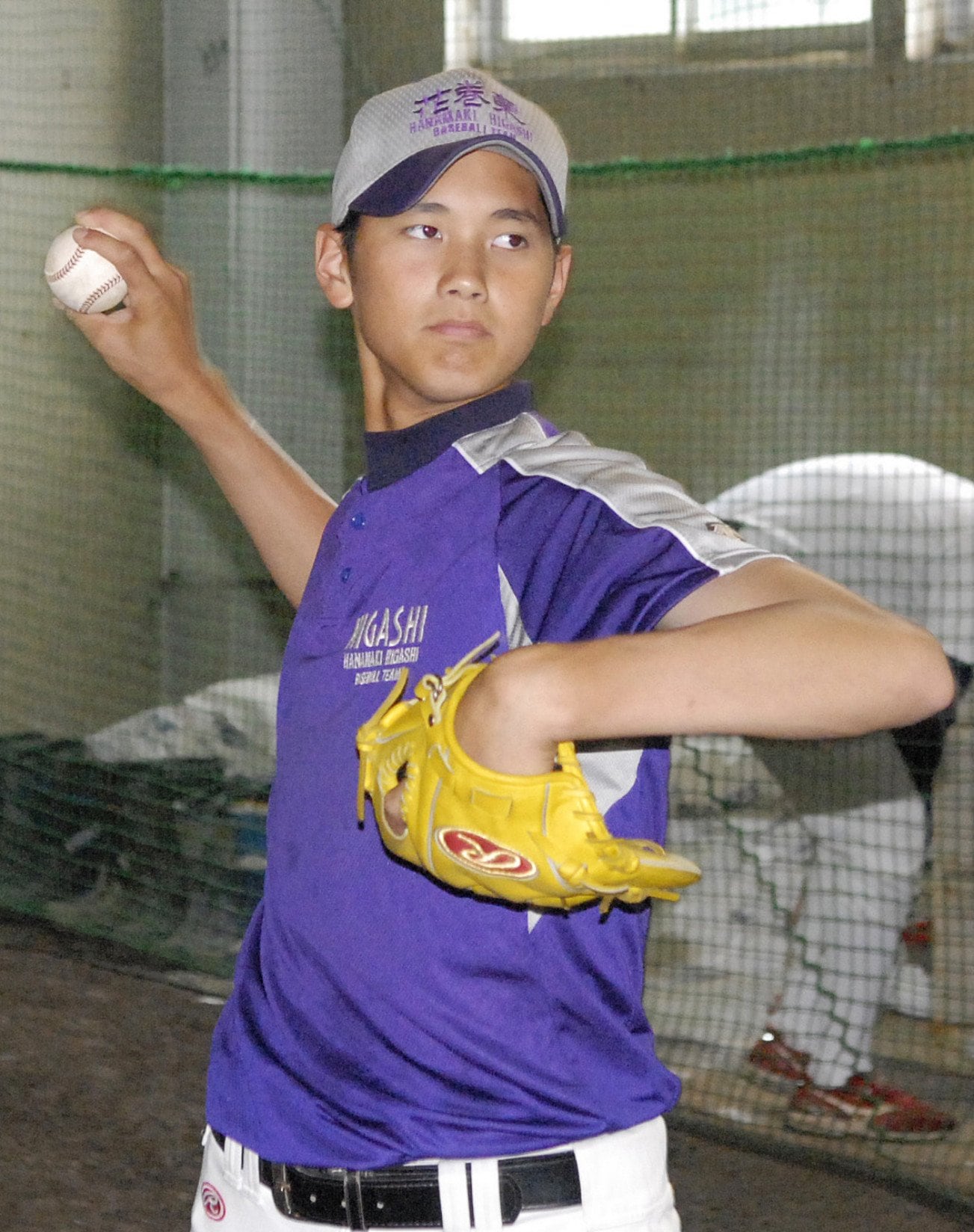 花巻東高時代の大谷翔平　©︎KYODO
