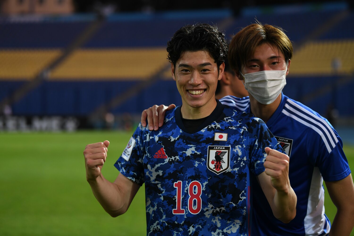 U-23アジアカップでの鈴木唯人（清水）©AFC
