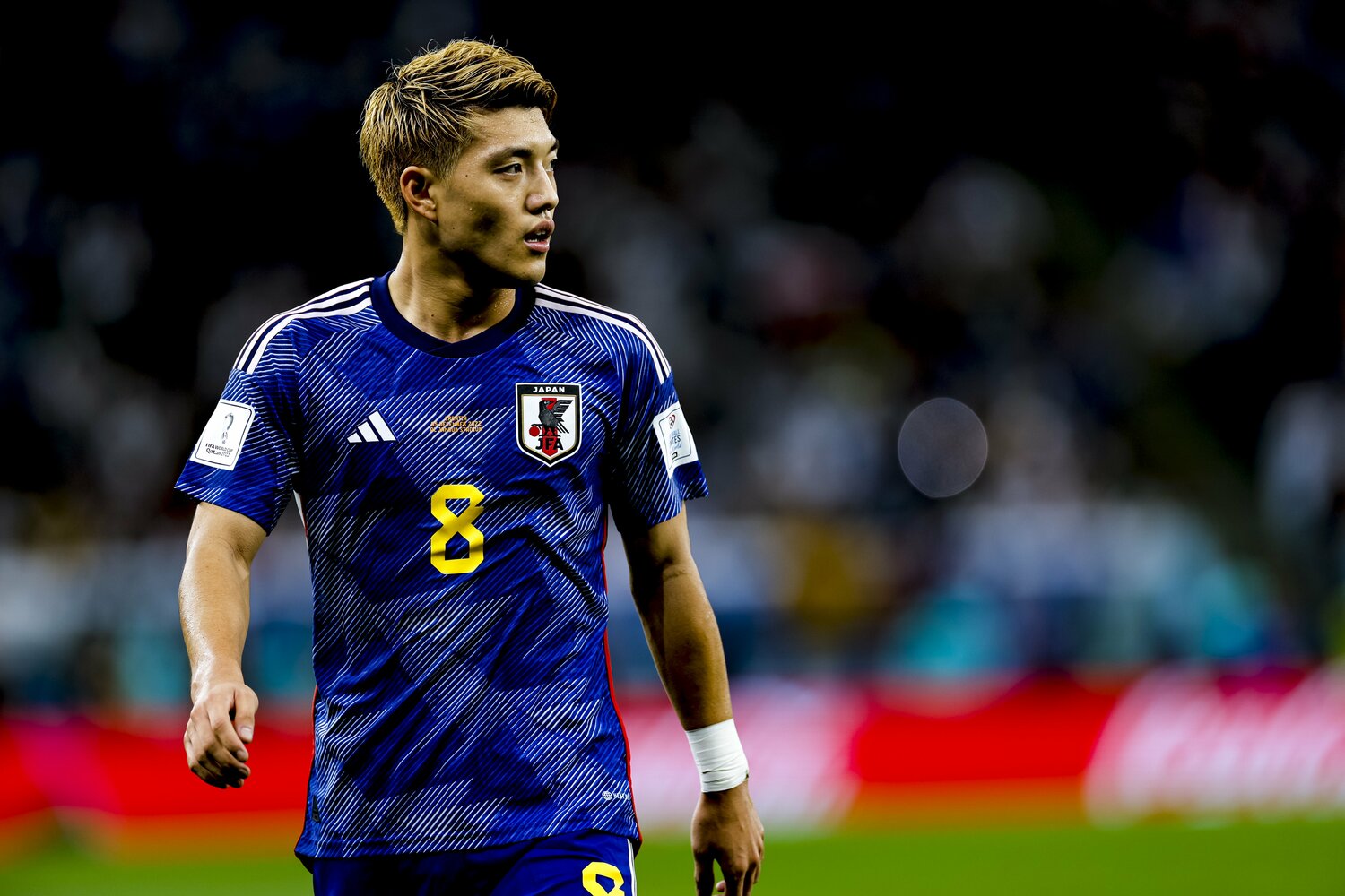 スペイン戦後にも「優勝するよ！」とツイートした堂安律。クロアチアのズラトコ・ダリッチ監督が、この発言を選手たちの「燃料」にした、という見方もある　©Kiichi Matsumoto/JMPA