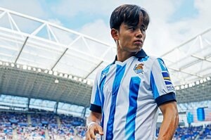 久保建英の“映像では見られない”「開幕ゴールの歓喜→顔を覆ってガッカリ」をカメラマンが撮った「ソシエダが勝ち切るためには久保の…」