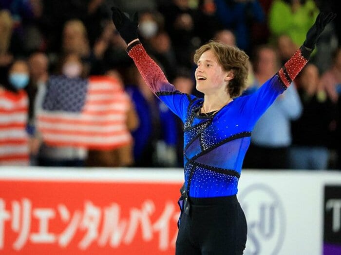 「自分でもクレイジーだと思う」マリニンの演技に見た“恐ろしく、素晴らしい時代”…同世代・三浦佳生「やばいという感情じゃなくて、すごいな」＜Number Web＞ photograph by Getty Images