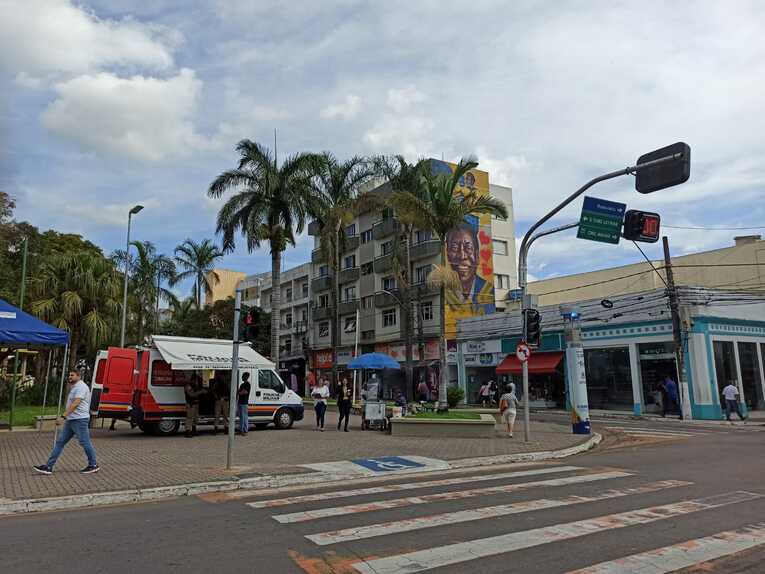 ブラジルの昔ながらの田舎町だそうだ　©Hiroaki Sawada