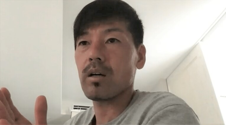 オンラインで取材に応じてくれた松井