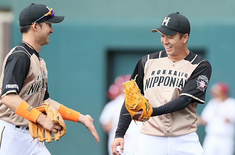 兄のように慕ってきた斎藤佑樹の引退に涙したという杉谷。近くで見てきたからこそ、その凄さを実感している ／ photograph by Sankei Shimbun