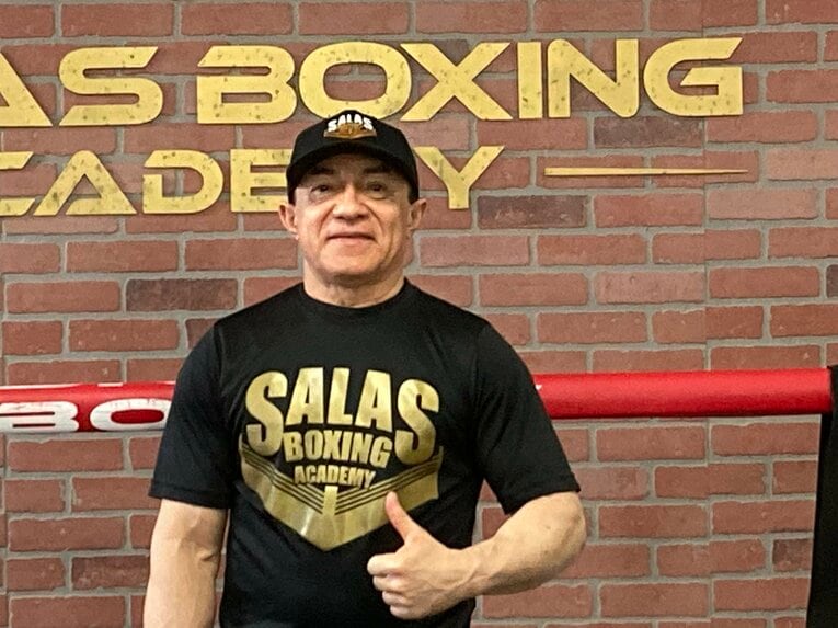 今回の取材はラスベガスにあるサラスのジムで行った　©Soichi Hayashi Sr.