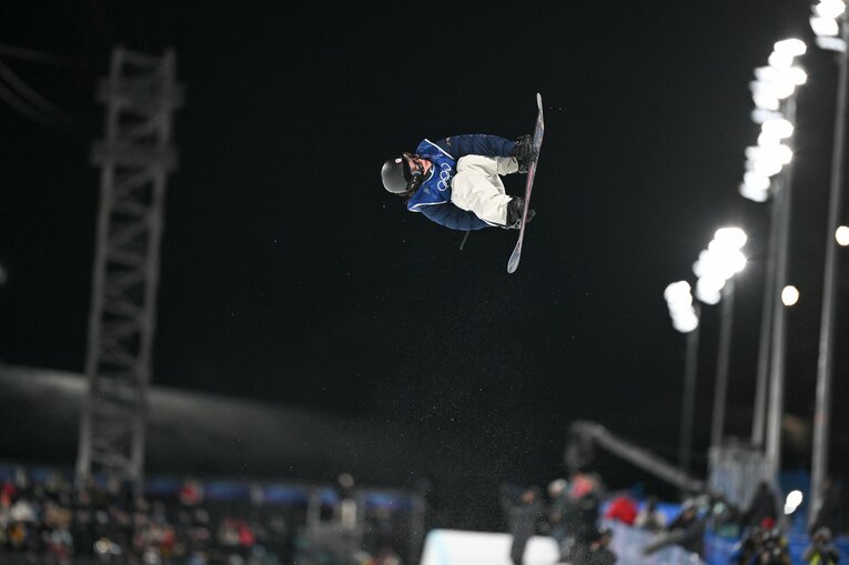 ミラノ五輪男子ハープパイプ決勝【スワイプするとそのほかの写真もご覧になれます】　©Nanae Suzuki／JMPA
