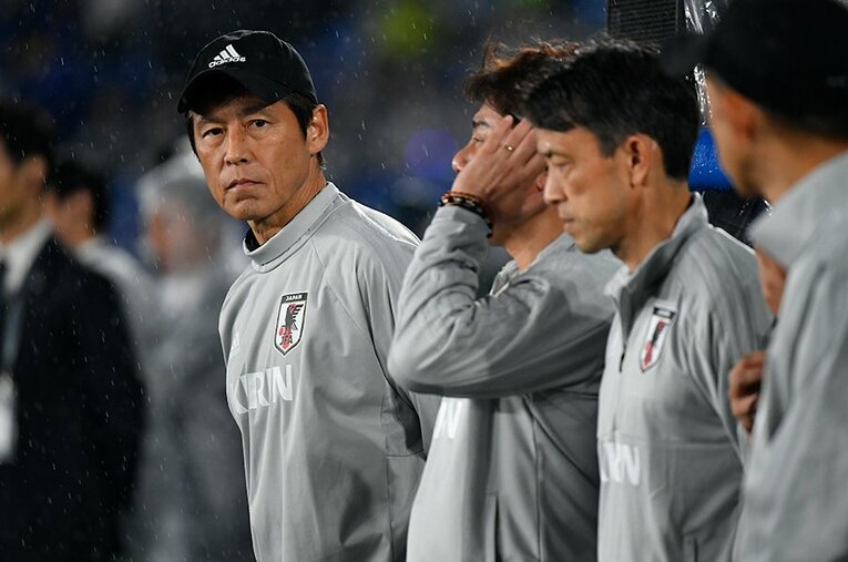 W杯まであと3週間、西野ジャパンはいままさに戦う形を模索しているところなのだ。 ／ photograph by Takuya Sugiyama