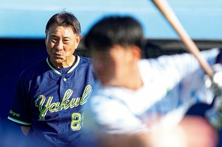 今シーズンよりヤクルトスワローズを率いる池山隆寛監督 ／ photograph by SANKEI SHIMBUN