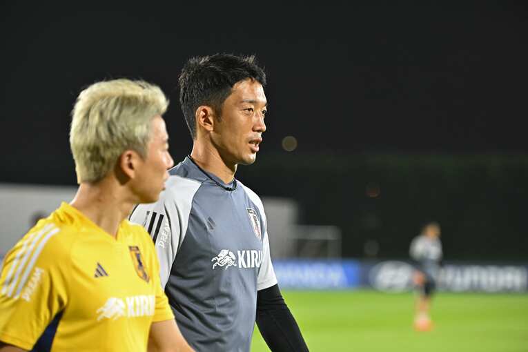 コスタリカ戦翌日の練習　©Takuya Kaneko／JMPA