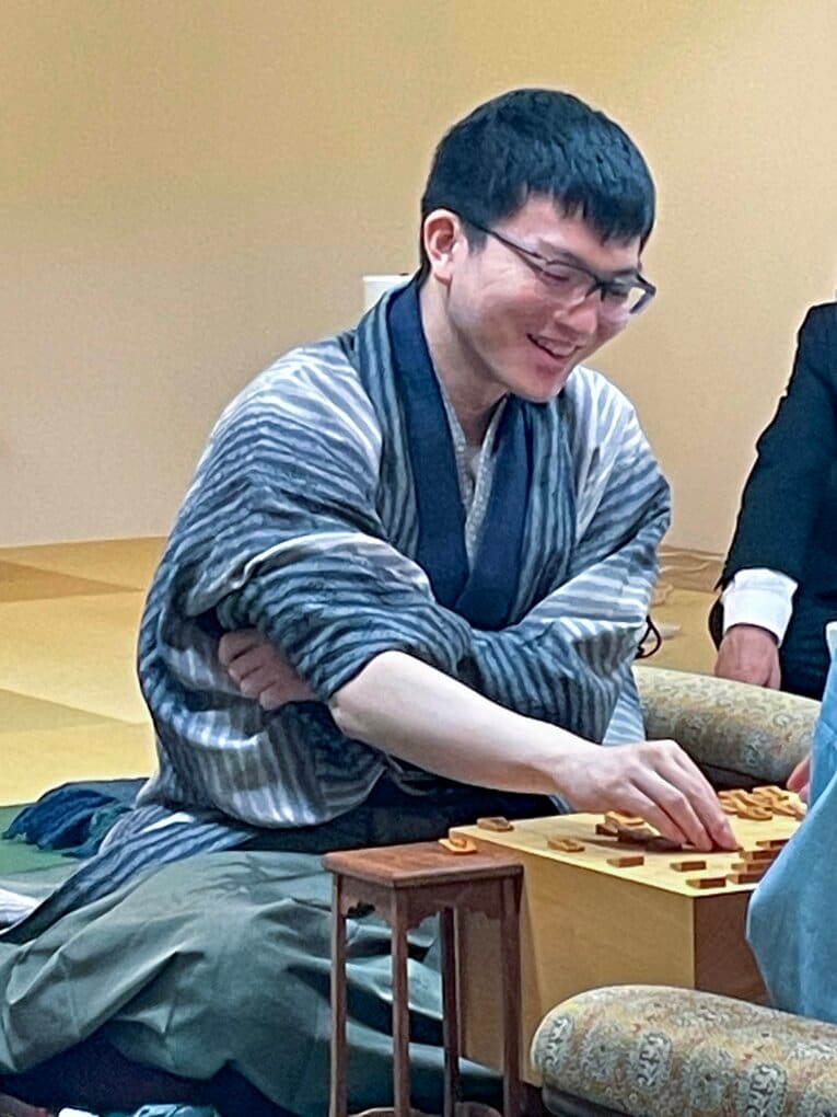 王将戦第3局、対局終了後の感想戦にて　©Shintaro Okawa