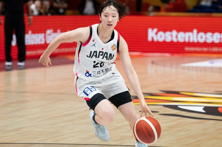 田中こころ（20歳）　©Armand Lenoir/FIBA via Getty Images