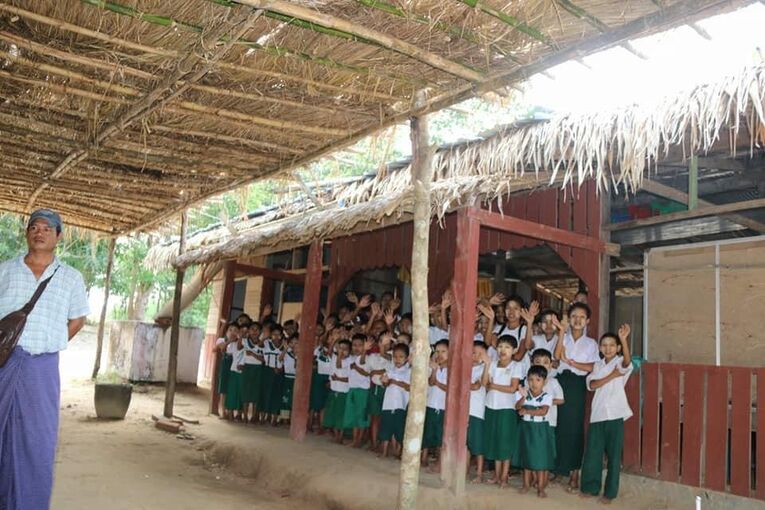 生徒の集合写真（本人提供）