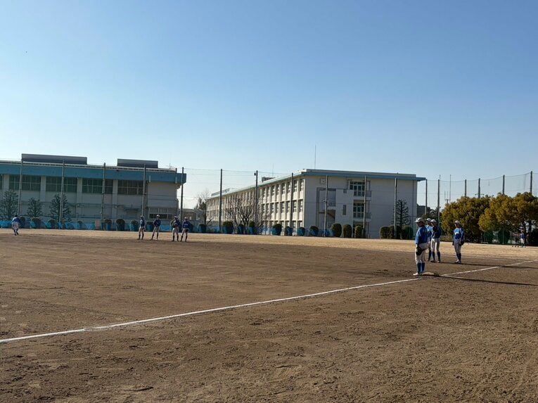 遠目からでも迫力があるという香里丘のノック風景　©Fumi Sawai
