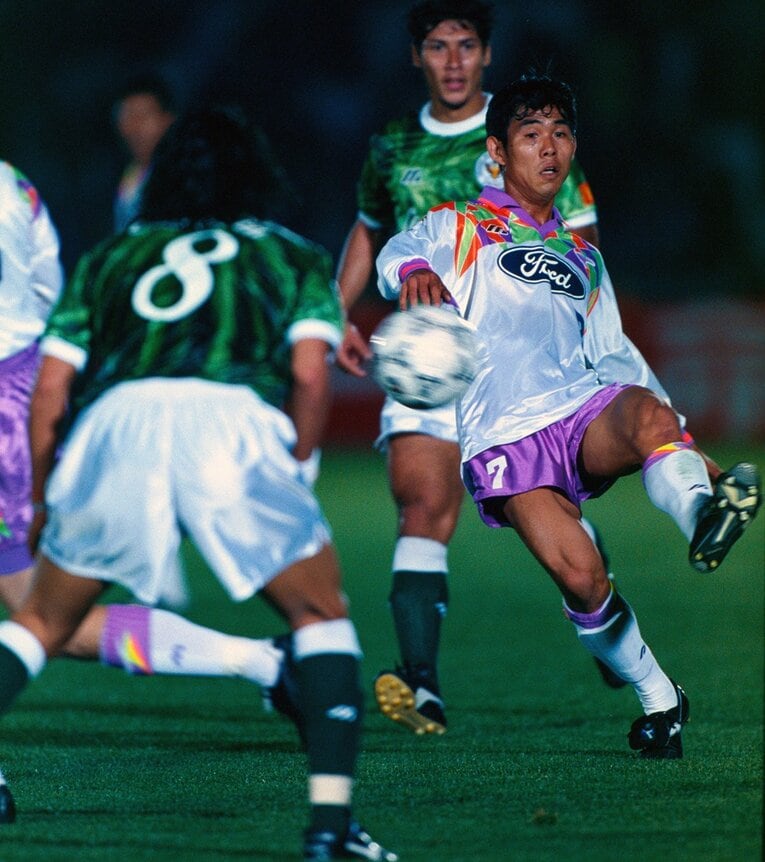 現役時代の森保一（サンフレッチェ広島）　©Sports Graphic Number