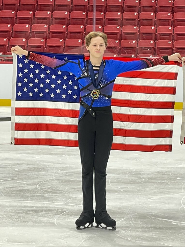 4アクセル世界初成功となったイリア・マリニン　©Akiko Tamura