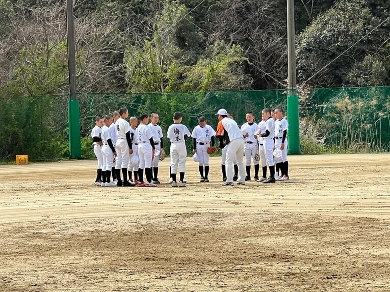 現在の生駒ボーイズのトレーニング風景　©Takeshi Shimizu