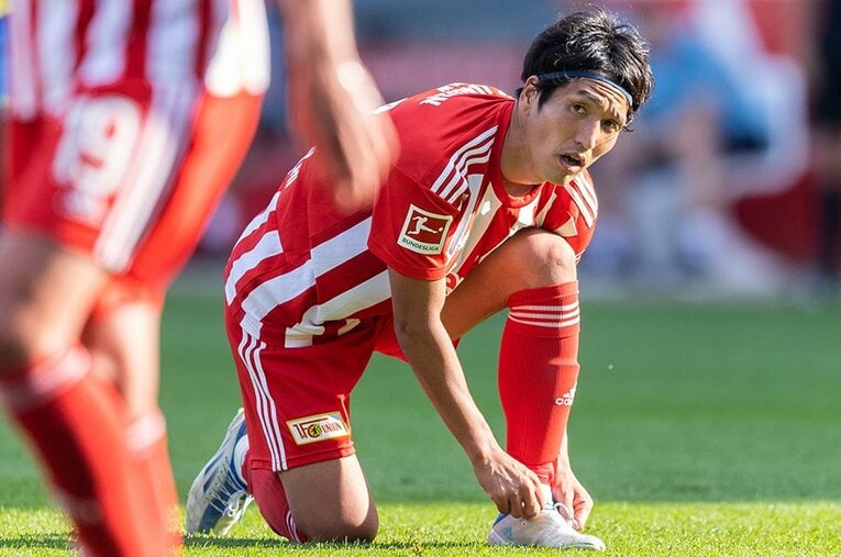 ウニオン・ベルリンで戦術眼を磨いた原口元気。プレースタイルの変貌について、彼に聞いてみた ／ photograph by Boris Streubel/Getty Images