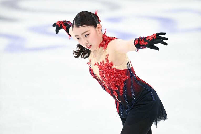 2021年3月、世界選手権SP　©Asami Enomoto