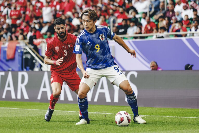 【上田綺世レア写真集／20枚超】2024年アジア杯バーレーン戦　©Kiichi Matsumoto