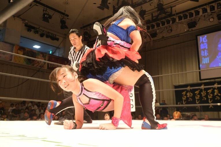 ディアナの“小学生レスラー”NENE　©Norihiro Hashimoto