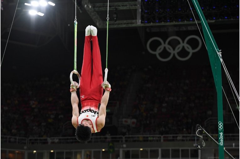 リオ五輪の内村航平 ／ photograph by Asami Enomoto/JMPA